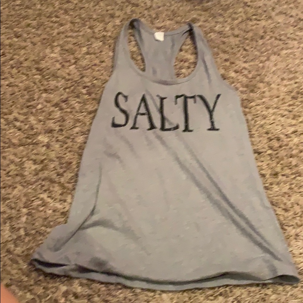 Cute salty gray tank